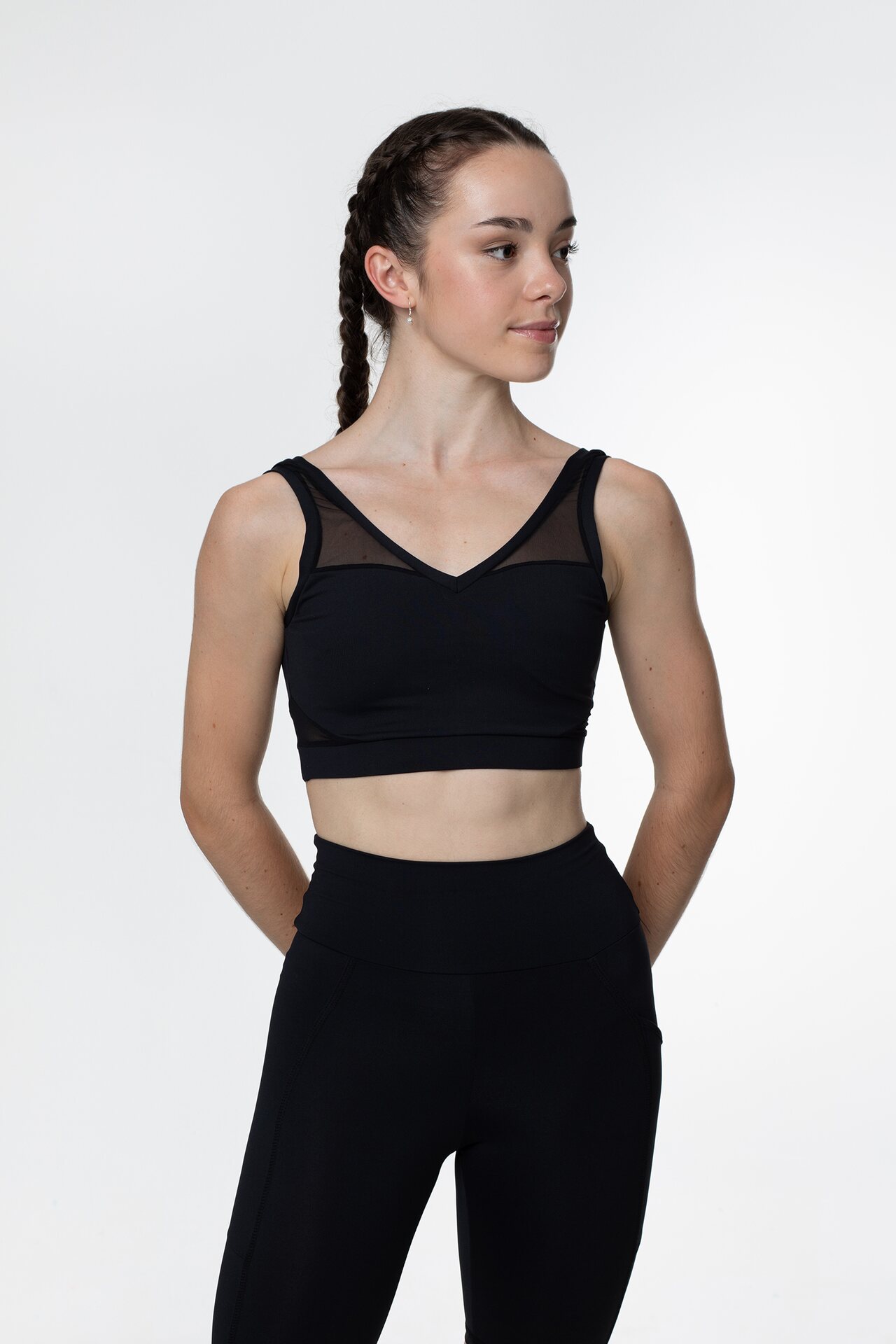 Intermezzo Lyhyt toppi 6571 Musta