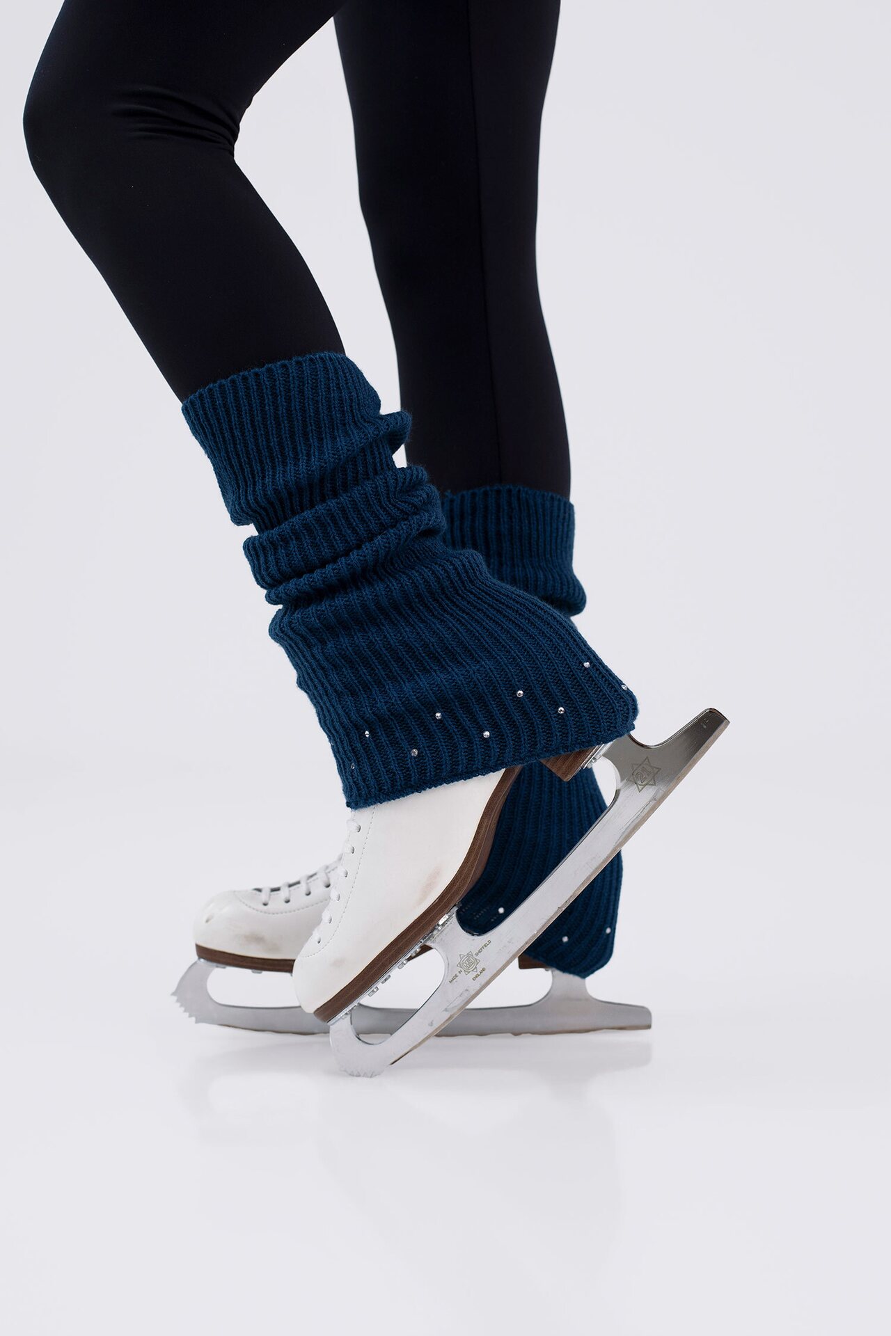 Intermezzo 2036 короткий leg обогревателиwith rhinestones Sininen aqua