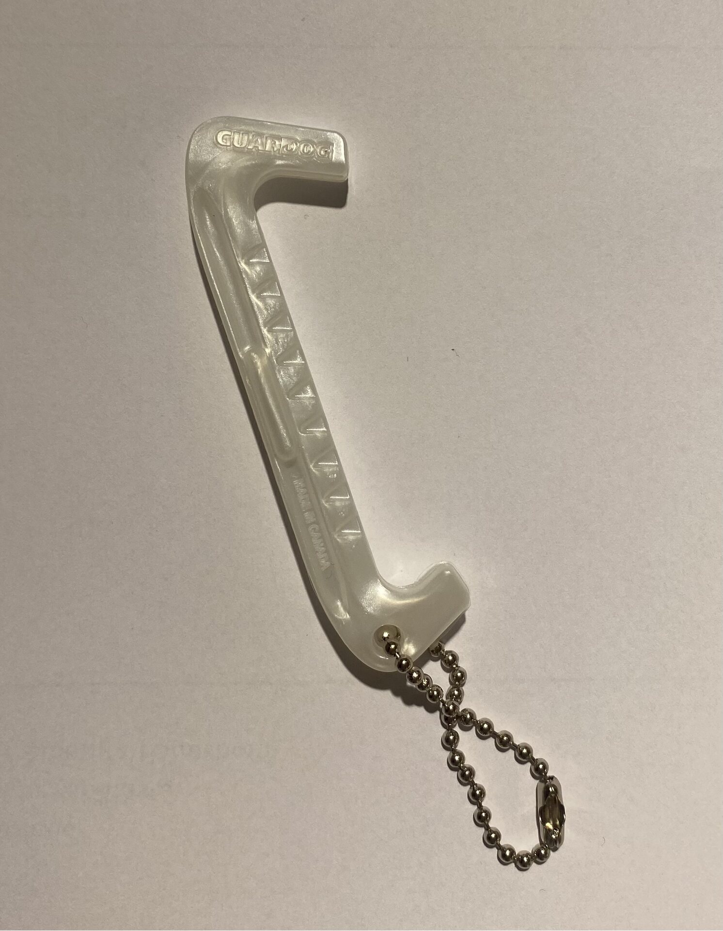 GuarDog avaimenperä, Teräsuoja Helmiäisvalkoinen