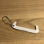 GuarDog key chain Valkoinen