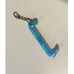 GuarDog key chain Glitter sininen moniväri