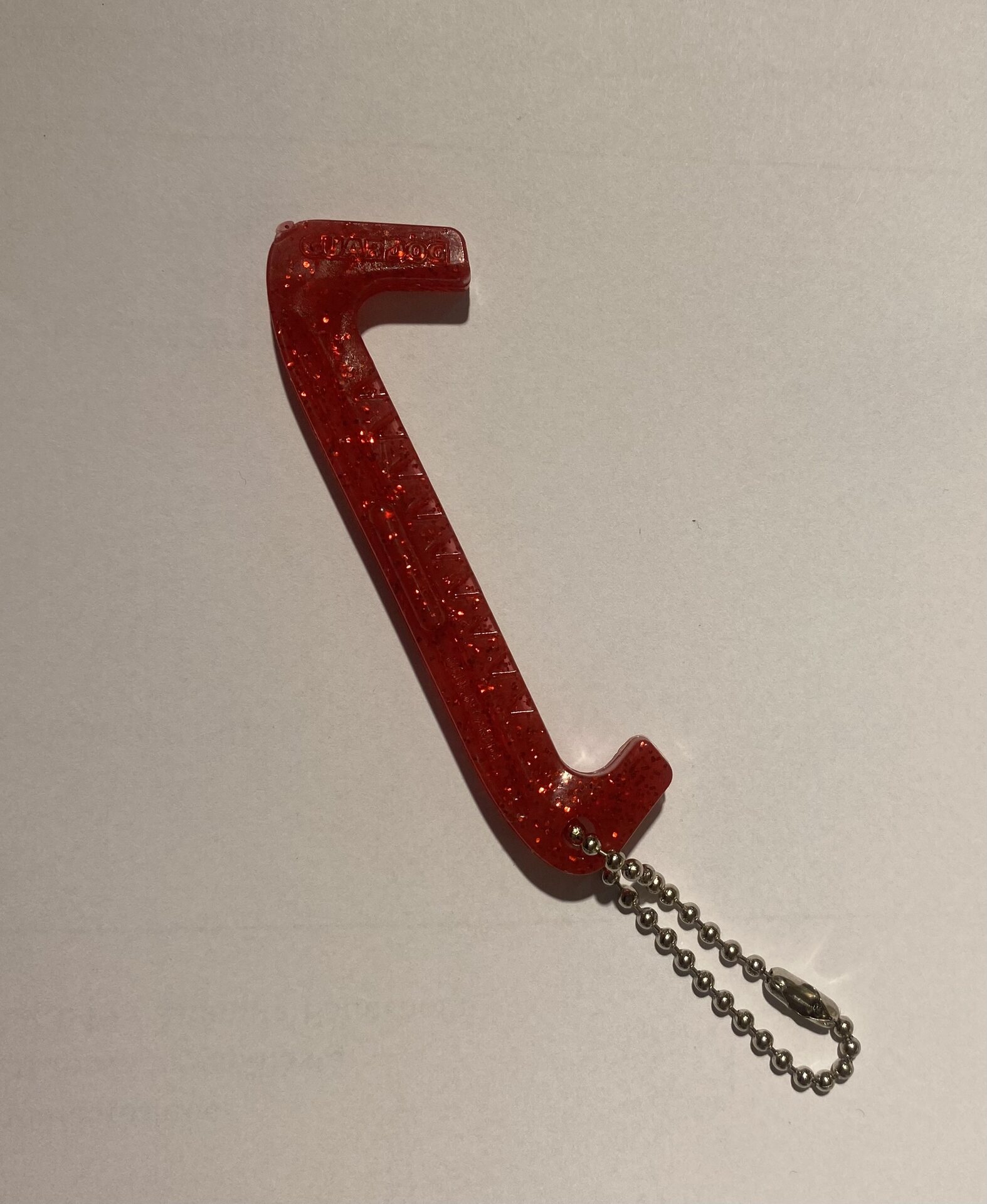 GuarDog avaimenperä, Teräsuoja Glitter Punainen