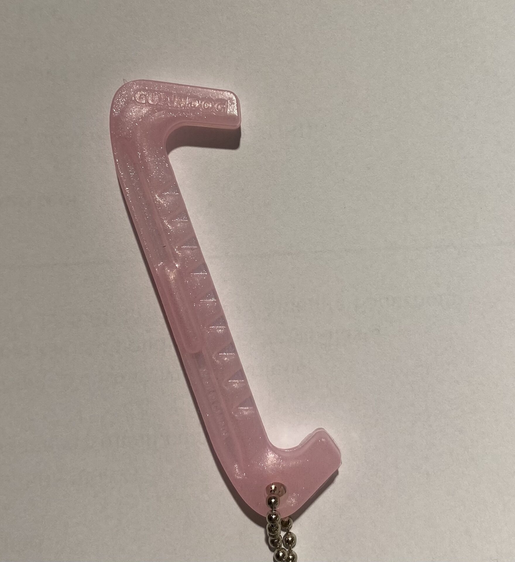 GuarDog key chain Kameleontti helmiäisvaaleanpunainen