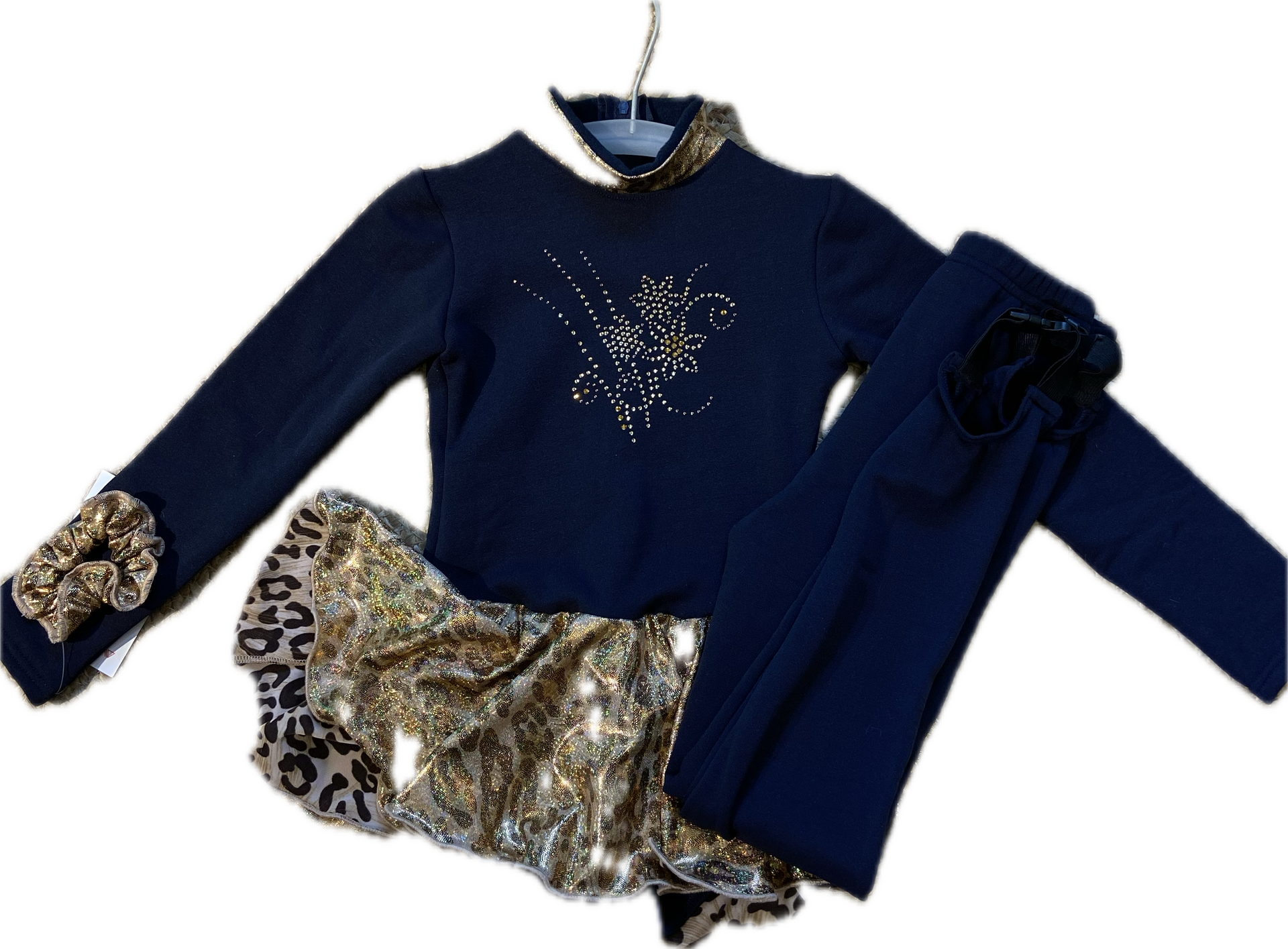KMC Polartec dress and pants Black/gold