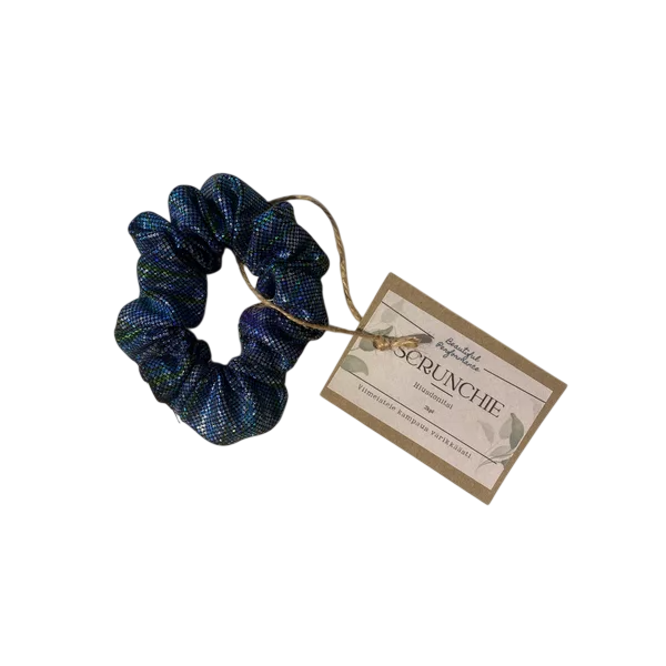 Beautiful Performance Scrunchie - hiusdonitsi Sinilila
